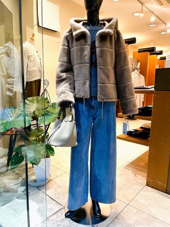 DUAL VIEWエコファージャケット＆ロゴニット