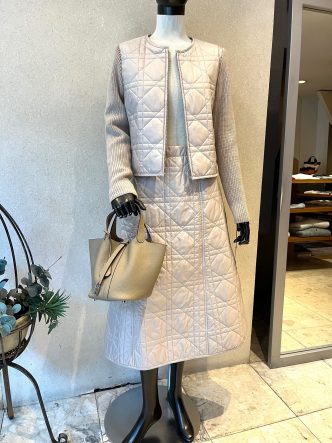 DUAL VIEW　キルティングジャケット＆スカート＆ワンピース