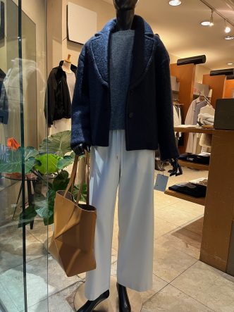 DUAL VIEW ウールモヘヤジャケット＆スカート＆ハートニット