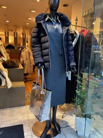 couveeダウンコート＆B7シャツワンピース