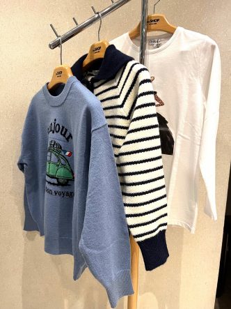 ニット＆ロンTのご紹介♪　Le MARAISニット＆chill&buyロングスリーブTシャツ