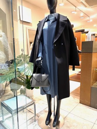 B7シャツワンピース＆ウールロングコート