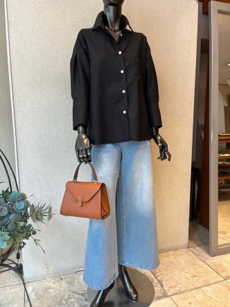 ブラウスコーディネート＆バッグ♪　ｂ7ブラウス＆ジャケット＆ＮＯＵＱＵＥジャケット＆lehavrekobeバッグ