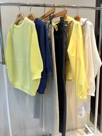 ALDRIDGEあぜ編みニット＆LOURDESパンツ＆DEARGUEブルゾン