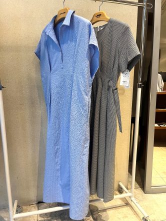 夏に涼しいワンピース2型のご紹介です♪TULUMBシャツワンピース＆KOKIA千鳥格子ワンピース