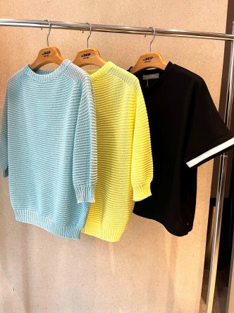 再入荷＆新入荷♪　ALDRIDGEサマーニット＆BRAHMINワッフルトップス