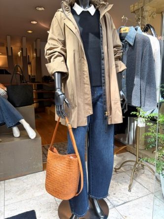 TAKAGI MINKレザーメッシュバッグ2型