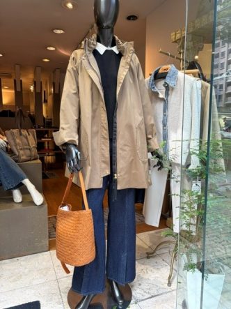 ALDRIDGE襟付きニット＆anni plusデニム＆maturitaフードコート