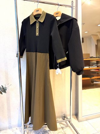 anni plusコンビワンピース＆mylankaフードジャケット